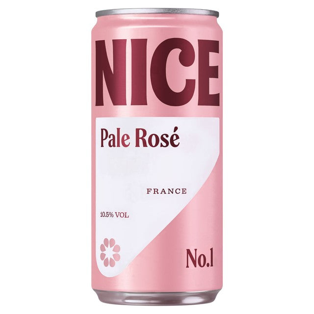 Nice brand Pale Rose 187ml aluminium drink can, imported from the UK