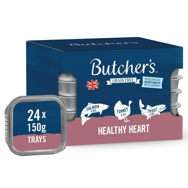 Butcher's dog food trays mixed varieties 24 x 150g - British product