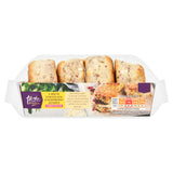 Sainsburys White Chocolate  Raspberry Scones Taste the Difference x4