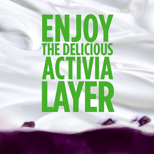 Activia Blueberry Acai fruit yogurt 4 x 120g - British product