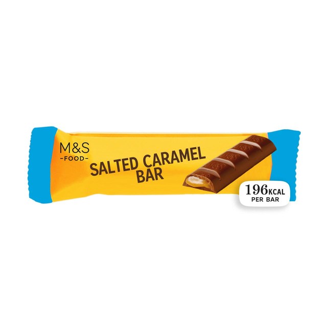 M&S salted caramel chocolate bar 38g, imported from the UK