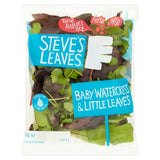 Steve's Leaves baby watercress and little leaves salad mix 60g (British brand)