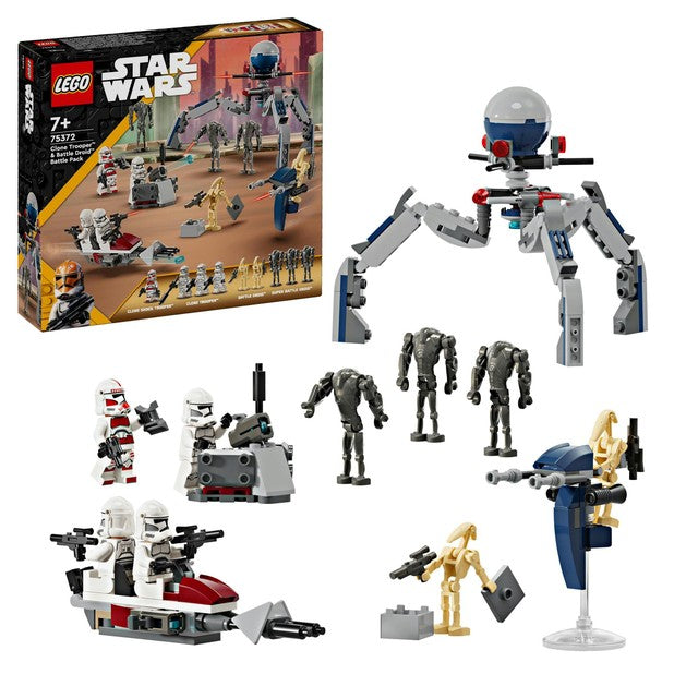 LEGO Star Wars Clone Trooper Battle Pack building toy set, UK version