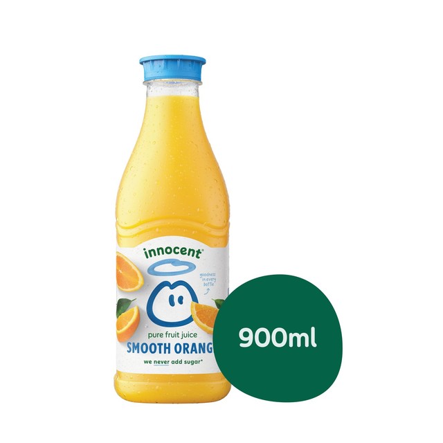 Innocent Pure Orange Juice Smooth 900ml, UK version