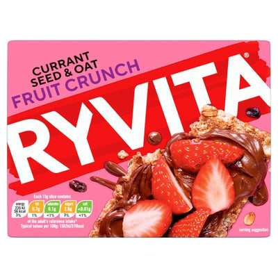 Ryvita Fruit Crunch Currant Seed & Oat Crispbread 200g