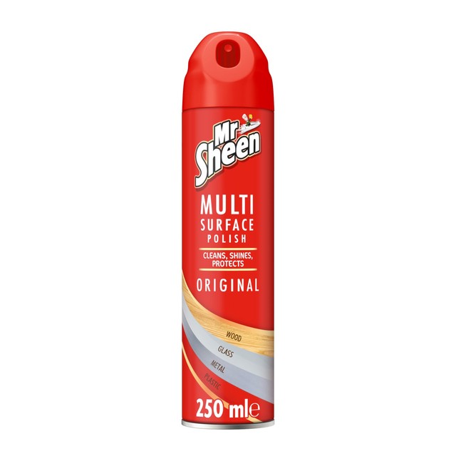 Mr Sheen Multi Surface Polish Original 250ml, imported from the UK