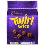 Cadbury Twirl Bites milk chocolate bag 109g - British product