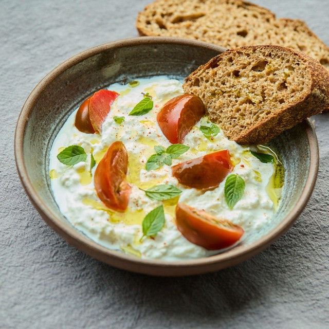 Natoora Stracciatella di Burrata Italian cheese 200g, imported from the UK