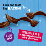 Bakers Sizzlers bacon and cheese dog treats 315g - British product