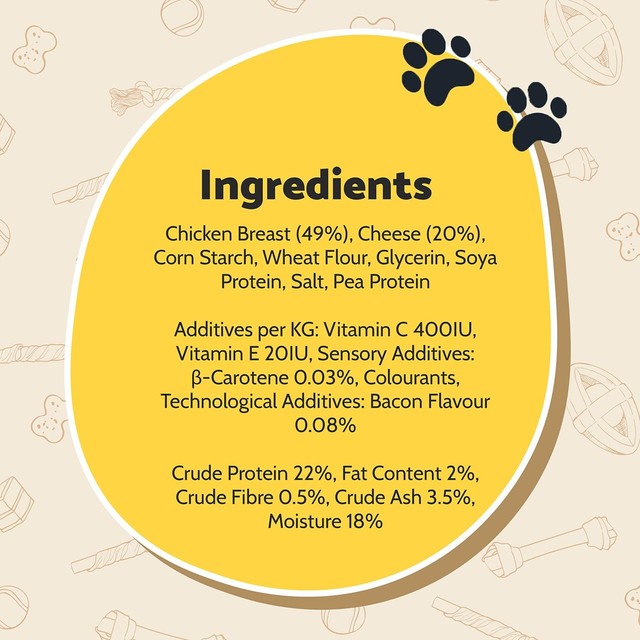 Good Boy cheesy chicken sticks dog treats 80g, UK version