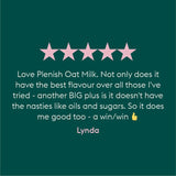 Plenish Organic Gluten Free Oat Drink 1L, imported from the UK