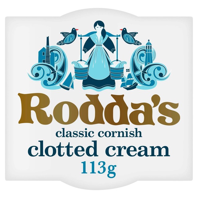 Rodda's Cornish Clotted Cream 113g, imported from the UK