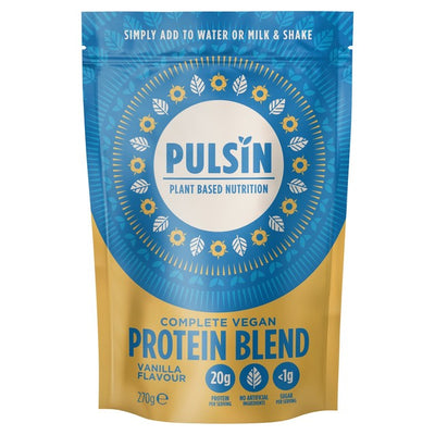 Pulsin Complete Vegan Protein Blend Vanilla Protein Powder 270g