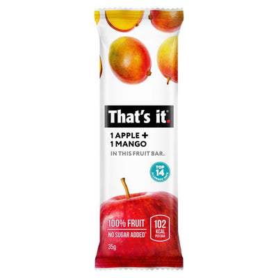 That's it. Apple Mango Fruit Bar 35g