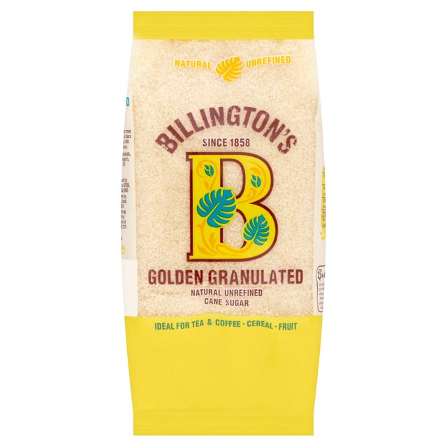 Billington's Organic Unrefined Natural Granulated Cane Sugar 500g - British product