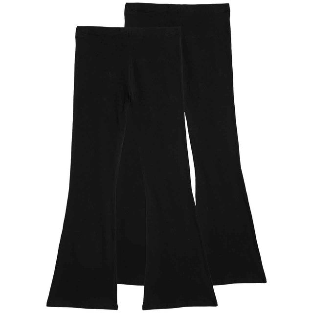 M&S black flared leggings for children 6-7 years, imported from the UK