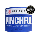 Pinchful Lower Sodium Sea Salt 250g, imported from the UK
