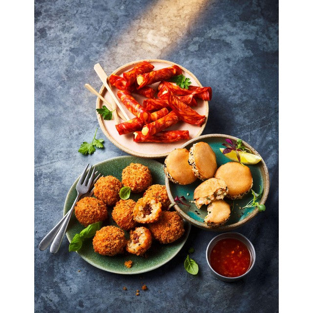 M&S Chorizo & Gouda Tapas Bites 90g, imported from the UK