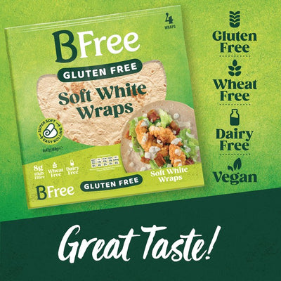 BFree Myke Hvite Wraps Glutenfri 4 pk