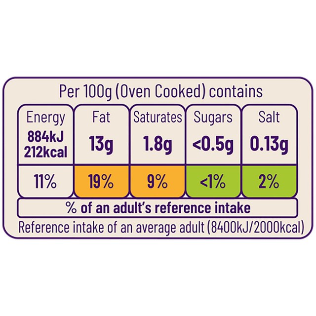 Ocado skin on boneless salmon fillet 500g, imported from the UK