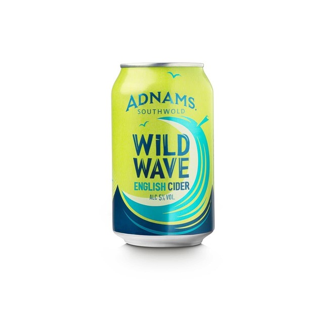 Adnams Wild Wave English Cider 5% in a 330ml can - British product