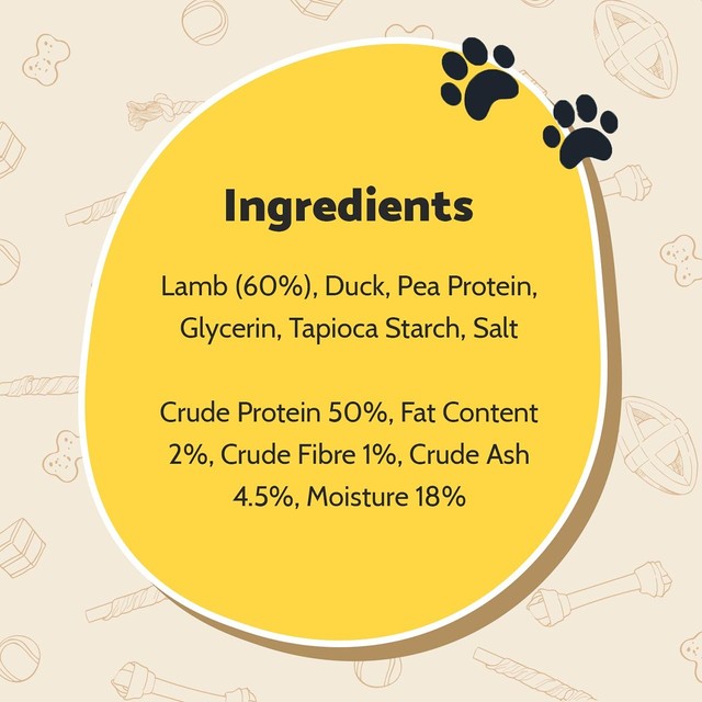 Good Boy tender lamb fillets dog treats 80g, UK version