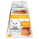 Gourmet Chicken Mousse wet cat food 4 x 57g, UK version