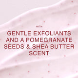 Dove pomegranate and shea butter body scrub 225ml - British product