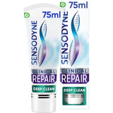 Sensodyne Clinical Repair Deep Clean Sensitive toothpaste 75ml (British brand)