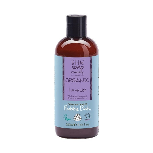 Little Soap Company organic concentrated pure lavender bubble bath 250ml, UK version