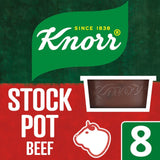 Knorr beef stock pots 8 x 28g, UK version