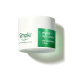 Simple Repair+ Rich facial moisturiser cream 50ml (British brand)