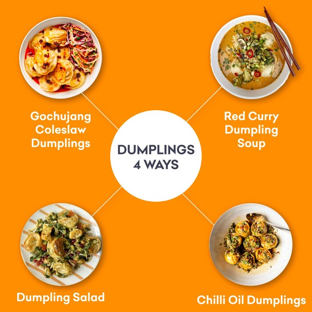 Love Sum chicken and kimchi mandu dumplings 240g, UK version