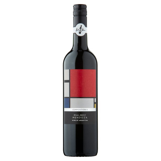 Art of Wine Composition II Malbec Red Wine 75cl - British product