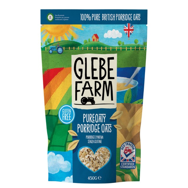 Glebe Farm gluten free porridge oats 450g, UK version