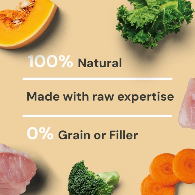 Nutriment turkey formula raw dog food 500g, imported from the UK