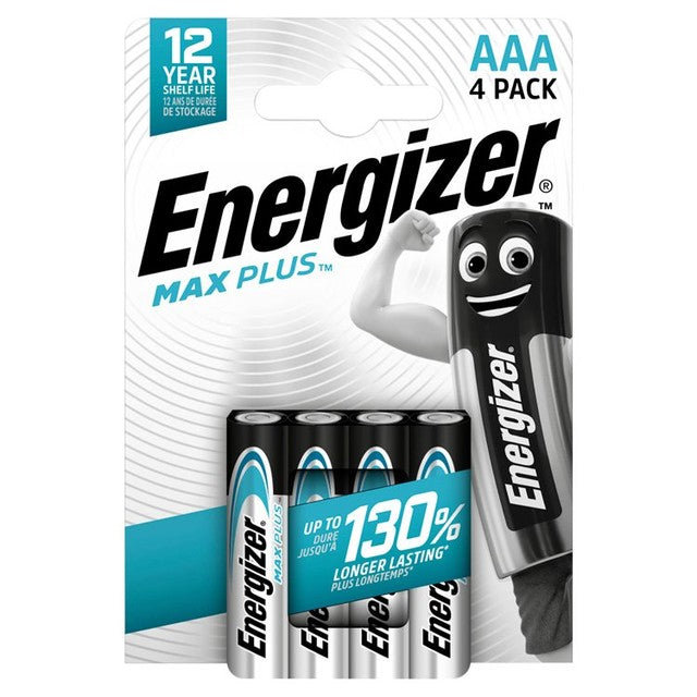 Energizer AAA alkaline batteries 4-pack - British product