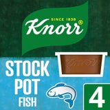 Knorr Fish Stock Pots 4 x 28g, UK version