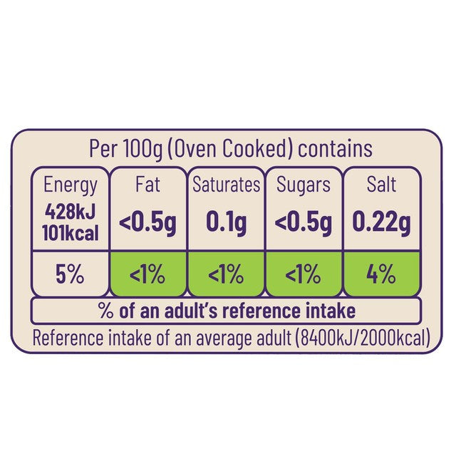 Ocado Haddock Fillets Skin on & Boneless 280g, imported from the UK