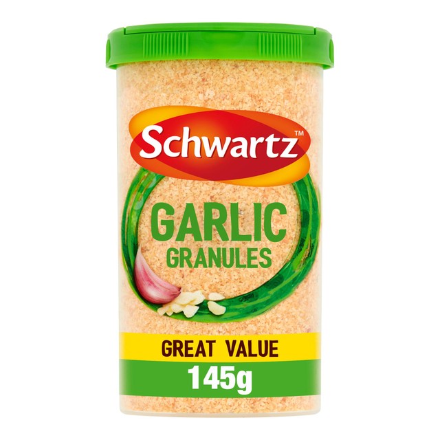 Schwartz Garlic Granules Drum 145g (British brand)