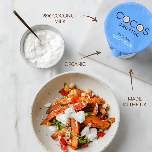 COCOS natural coconut yoghurt 400g - British product