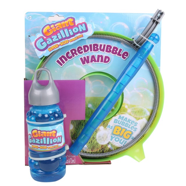 Gazillion Incredibubble Wand with 16 oz solution, UK version
