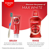 Colgate Max White Expert Alcohol Free Whitening Mouthwash 500ml - British product
