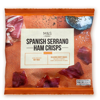 M&S Spansk Serrano Skinke Crisps Salty Snack 25g