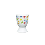KitchenCraft Brights Stars Porcelain Egg Cup, UK version