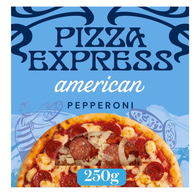 Pizza Express American pepperoni pizza 250g, imported from the UK