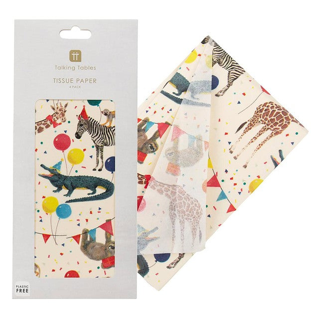 Talking Tables Safari Animal Tissue Paper