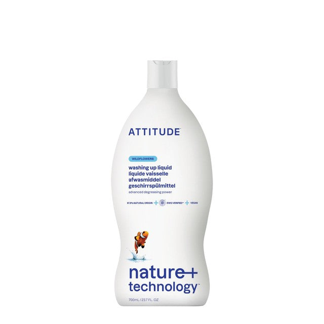 Attitude washing up liquid Wildflowers 700ml - British product