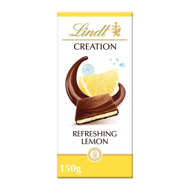 Lindt lemon chocolate bar 150g, UK version