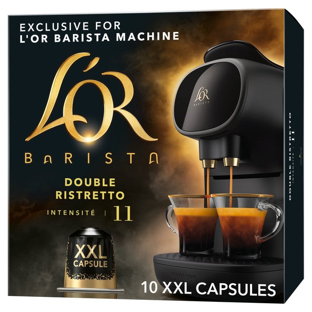 L'OR Double Ristretto XXL Coffee Pods, imported from the UK
